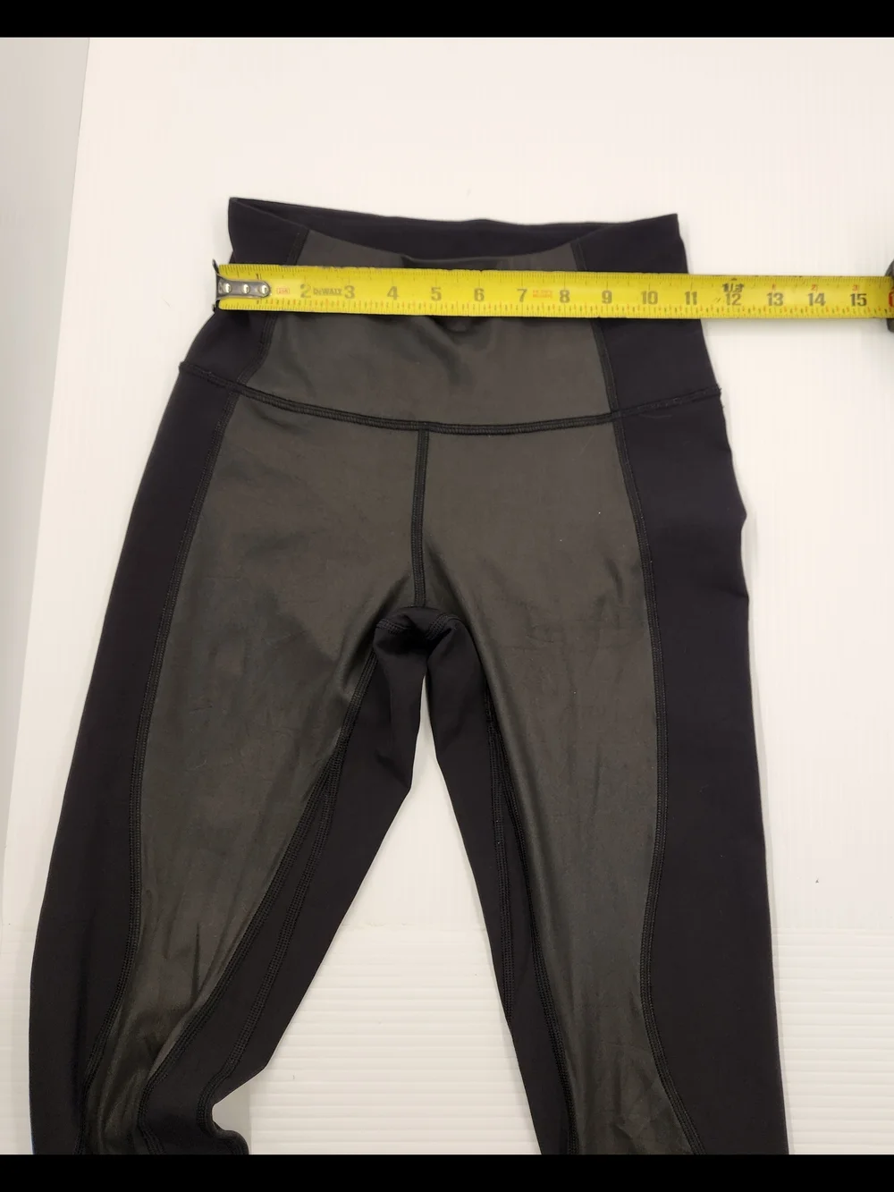 lululemon athletica Black Mixed-Media High-Waist Leggings